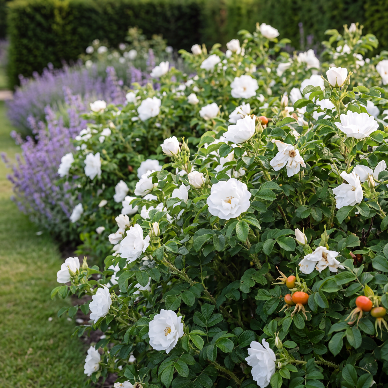 Ruusu 'Blanc Double de Coubert'