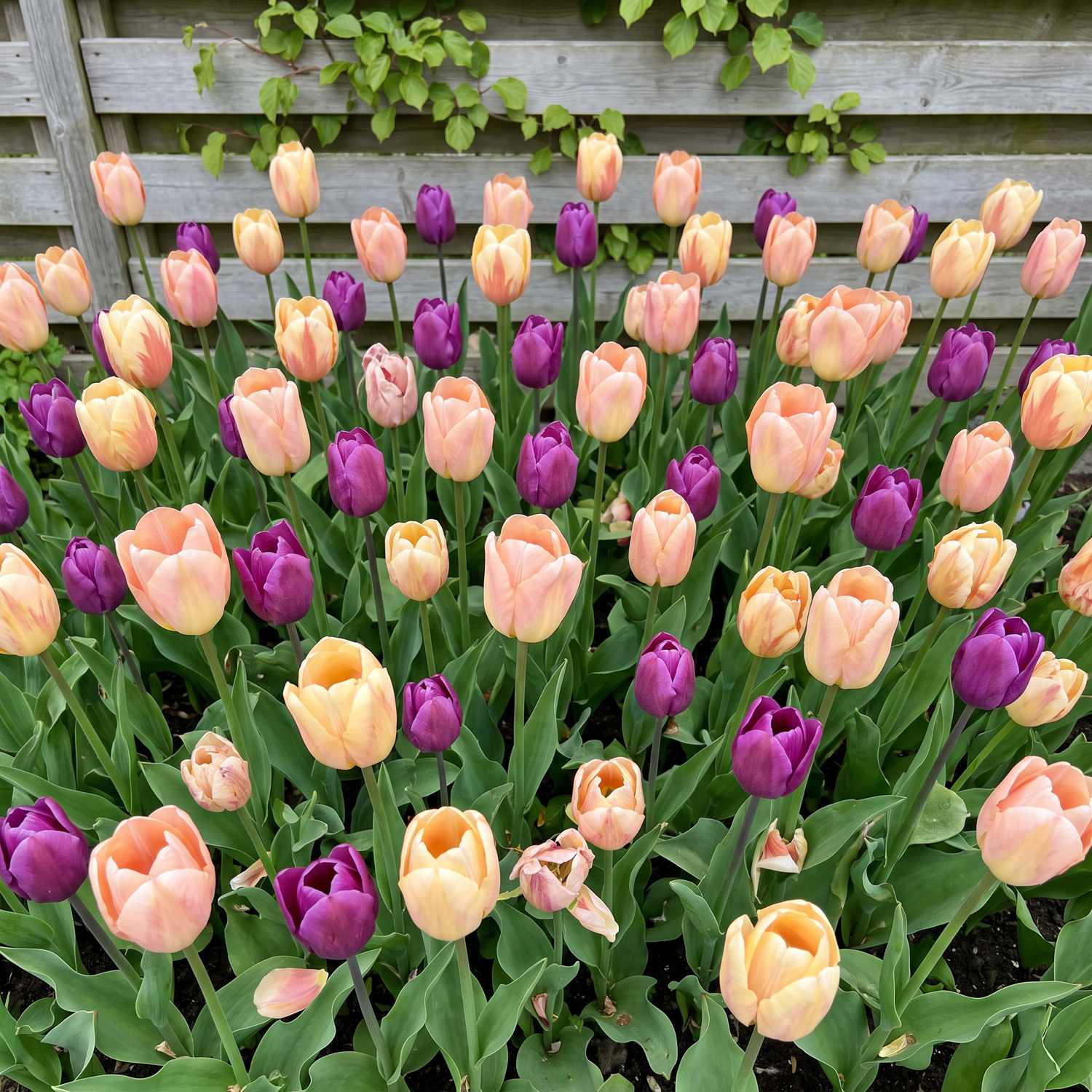 Valmis kukkapenkki 'Peach & Plum' (1 m²)