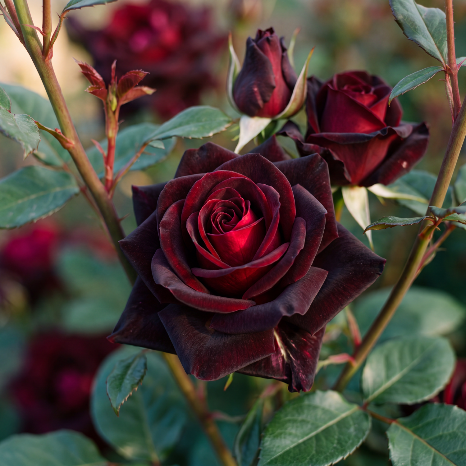 Ruusu 'Black Baccara'