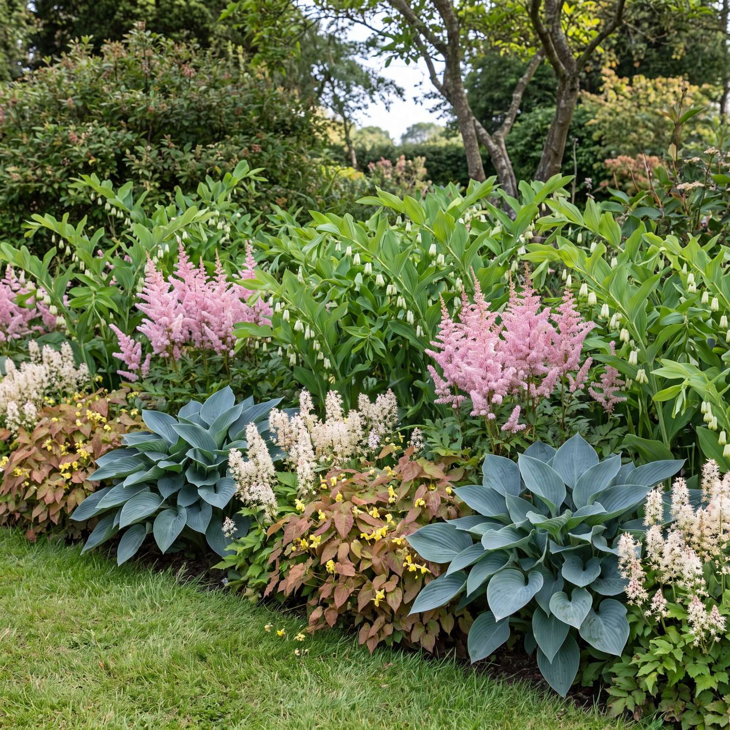 Perennapaketti 'Pimeä nurkka' (1,5-2m²)