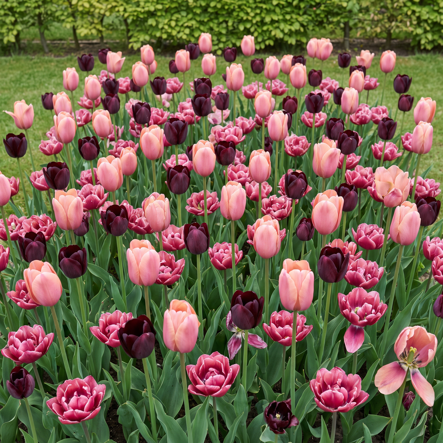 Valmis kukkapenkki 'Rose Noir' (1 m²)