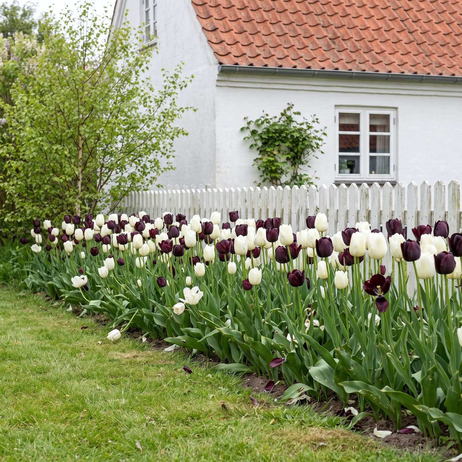 Valmis kukkapenkki 'Black Tie' (1 m²)