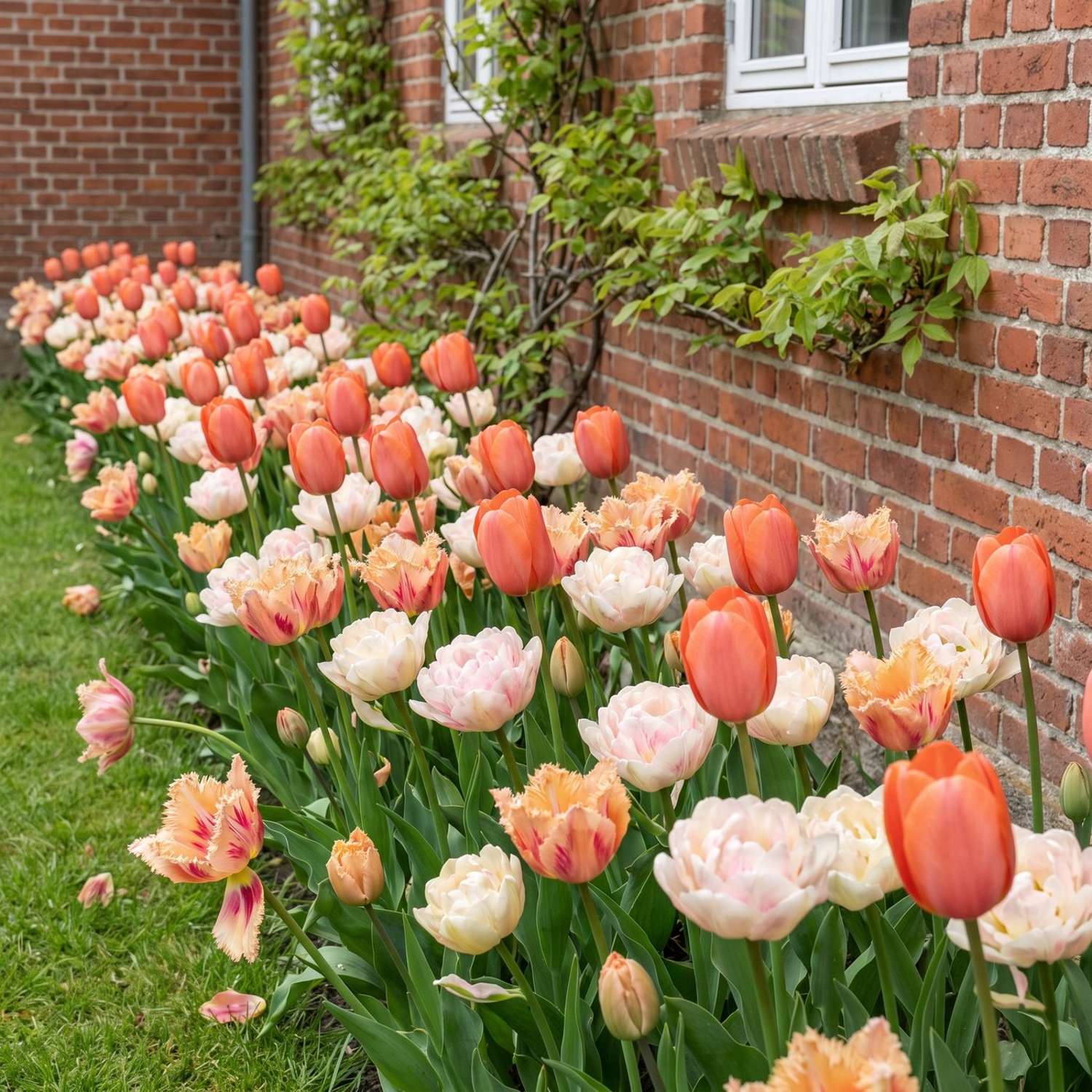 Valmis kukkapenkki 'Peach Melba' (1 m²)