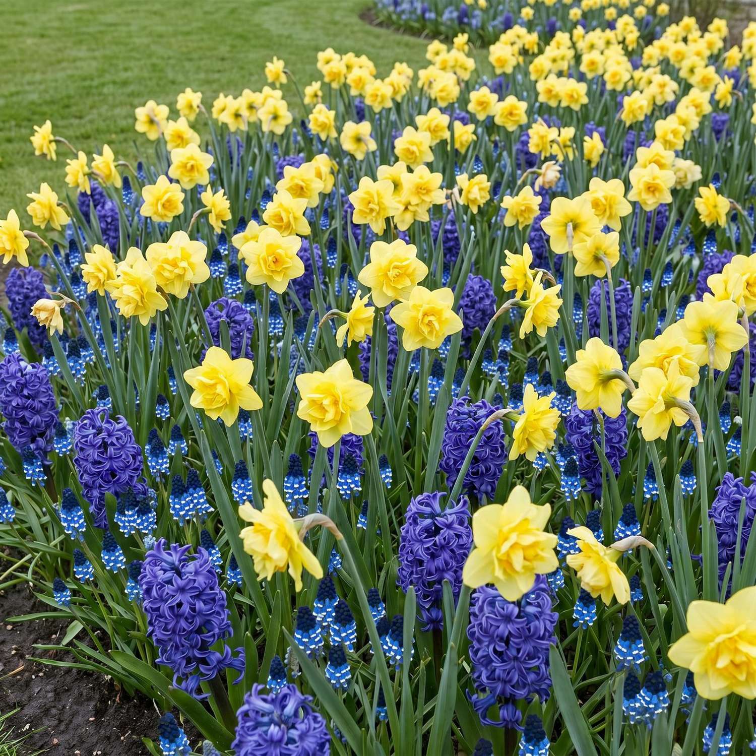Valmis kukkapenkki 'Blue Lemonade' (1 m²)