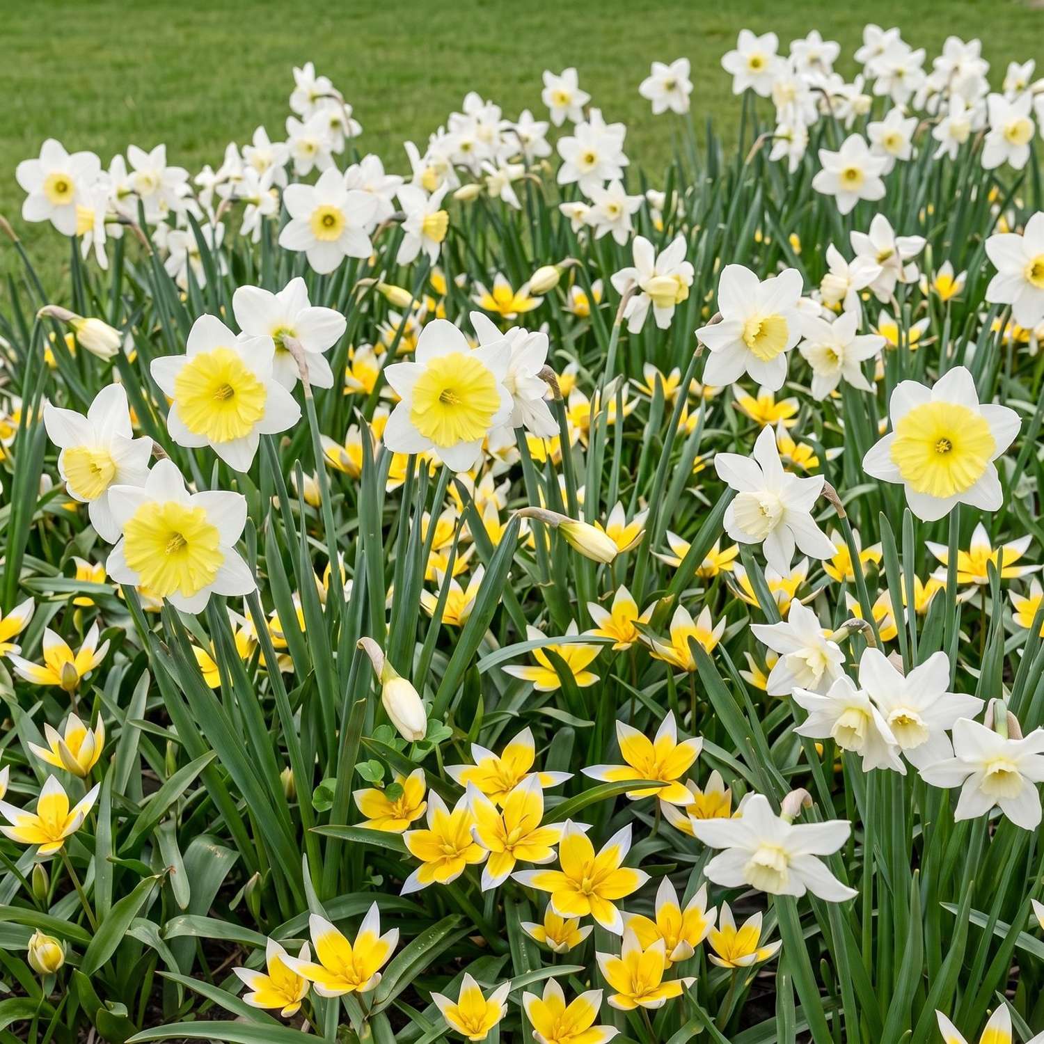 Valmis kukkapenkki 'Forever Yellow & White' (1 m²)