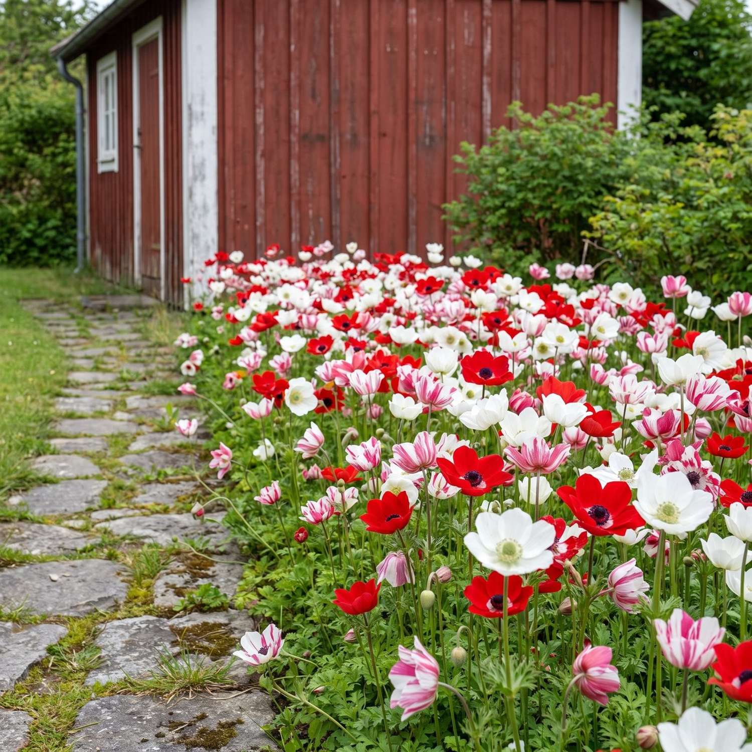 Valmis kukkapenkki 'Red Tiger' (1 m²)